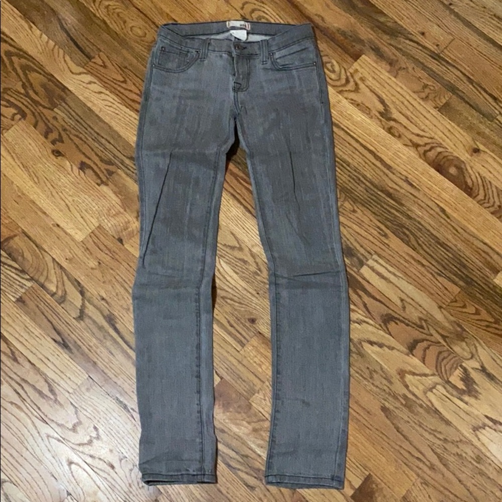 BDG stretch skinny gray jeans